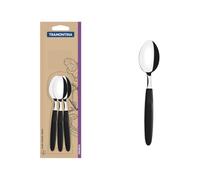 Juego de Cucharas para Té 3 Piezas Ipanema Negro 13,9cm Tramontina