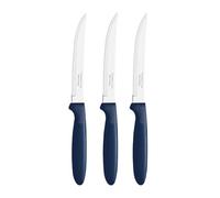 Tramontina Set de Cuchillos para Carne Ipanema Azul Oscuro Acero Inoxidable 3 Unidades
