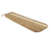 Tramontina Tabla de Madera Teca certificada para Cortar y Servir Provence 48 x 19 cm