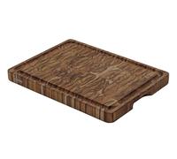 Tramontina Tabla de Madera Teca Certificada para Presentación y Corte Churrasco Premium 50 x 38 cm