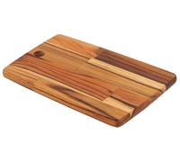 Tramontina Tabla de madera Teca certificada Kitchen para presentación y corte 28 x 19 cm