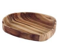 Tramontina Tabla Fuente de Madera Teca FSC® para Servicio Barbacoa Churrasco Premium 37 x 30 cm