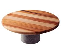 Tramontina - Tabla soporte para tarta - 32 x 13 cm - Madera de teca con base - Provence FSC