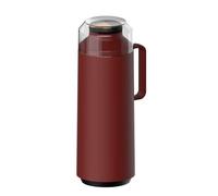 Tramontina Termo con tapa de taza y recipiente interior de vidrio (rojo, 1,0 l)