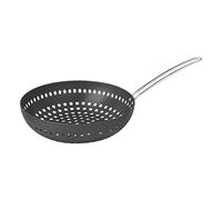 Tramontina - Wok con Rejilla Churrasco, Parrilla para Comida, en Aluminio Anodizado, Mango de Acero Inoxidable, Tamaño de 26 cm