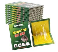 Trampa adhesiva altamente eficaz para cucarachas y otras plagas, juego de 10 unidades, fuerte trampa de adherencia para mascotas y parásitos, adecuada para cocina, baño y áreas de estar, seguro para
