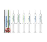 Trampa Anti Cucarachas Interior Discreta,Gel para Eliminar Cucarachas,Cebo Profesional Potente Anticucaracha Gel,Gels mata Cucaracha con Jeringuilla,6PC