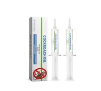 Trampa Anti Cucarachas Interior Discreta,Gel para Eliminar Cucarachas,Cebo Profesional Potente Anticucaracha Gel,Gels mata Cucaracha con Jeringuilla,2PC