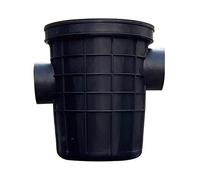 Trampa de grasa comercial resistente | Separador de agua de aceite con cestas de filtro | Ideal para cocinas de restaurante e instalaciones de servicio de alimentos