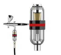 Trampa de humedad con aerógrafo | Sellador resistente a la presión | Separador de agua aceite filtro para aerógrafo - Para compresor de aire, conector de revestimiento industrial, taller, modelismo