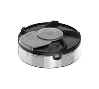 Trampa eléctrica para moscas USB recargable, captura automática de mosquitos, insectos voladores, herramienta súper silenciosa para la cocina de casa. (B black)