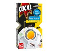 Cucal Insecticida Trampa Hormigas (2 trampas), ataca la colonia, hasta 3 meses de eficacia, máximo poder de atracción, 2 Unidad (Paquete de 1)