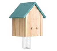 Trampa para abejas de madera, segura para abejas, forma de casa, , avispón, decoración natural para jardín de primavera