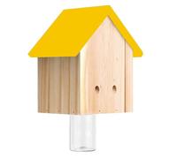 Trampa para abejas fuera de la trampa para abejas Carpenter | Trampa para abejas carpintero de madera para avispas paradas de anidación, atrapa avispones, natural da talentos a los espacios exteriores