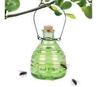 Trampa para avispas de , trampa para avispas, insectos, , respetuosa con el medio ambiente, sostenible, con práctica barra de metal para colgar, diseño moderno en colores alegres