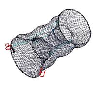 Trampa para cangrejos 30 x 60 cm, Plegable, para Pesca, cangrejos, Langostas, anguilas, con Cuerda fundida
