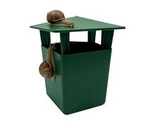 Trampa para caracoles - Señuelos de caracol para capturar | Polímero resistente con entradas de perfil bajo y depósitos internos de cebo de cerveza para macizos de flores, filas de verduras, macetas