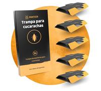 Trampa para cucarachas con cebo potente - 5 unidades - Alta eficacia en interiores - Sin insecticidas, discreta y fácil de usar