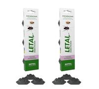 Trampa para Cucarachas ZOTAL LETAL - Estuche 3 Unidades | Gel Insecticida con Imidacloprid | Elimina Colonias | Interior y Exterior | Fácil de Usar (Pack 2 Unidades)