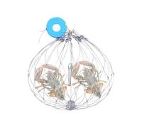 Trampa para el cáncer de alambre de acero para pescadores - Cubo de malla de alambre para camarones y río para pesca al aire libre