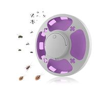 Trampa para Insectos Voladores, Capturador de Insectos, Trampa para Moscas de Interior, Mosquitos voladores, mosquitos, moscas, polillas(1 Dispositivo + 12 Tarjetas Adhesivas)