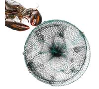 Trampa para Pescado, Red Plegable de Captura Viva - 30 x 61 cm Trampa de Malla portátil para Agua Dulce y Salada, Lagos, ríos, Playas, embarcaderos y de, camarones