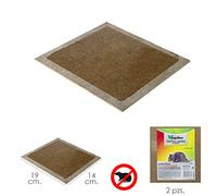 Papillon Trampa para ratones adhesiva 19 x 14 cm 2 unidades