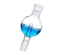 Trampa Seguridad de Vidrio Evaporador Rotativo, Borosilicato 3.3 - Adaptador Antisalpicaduras para Destilación-sup. 24/29 inf. 19/26 250ml