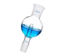 Trampa Seguridad de Vidrio Evaporador Rotativo, Borosilicato 3.3 - Adaptador Antisalpicaduras para Destilación-sup. 29/32 inf. 19/26 250ml