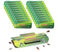 Trampas Cucarachas,20 Piezas Colector de Cucarachas,Trampa Pegajosa Colector de Cucarachas,Cepos Cucarachas,Atrapa Cucarachas,para Cucarachas,Arañas,Hormigas y Otros Insectos