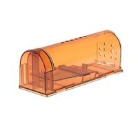 Trampas for ratas, trampas for , atrapasueños, 1 pieza inteligente, autoblocante, trampa for ratones, segura, firme, transparente, for el hogar, jaula for , receptor de roedores (color: marrón)(Brown)