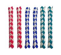 Trampas para Dedos, masticable de Colores Surtidos, 15 x 1,5 x 1,5 cm, Trampa China de forraje, Accesorio para Picar pájaros, Juego de Recuerdo de Fiesta, función Decorativa de Jaula, para