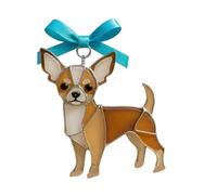 Trampero de luz con Forma de Perro de Hermoso diseño, características acrílicas, patrón Festivo Colorido para Adorno de Ventana, Captura de luz de Felicidad para Perros