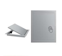 Trampilla 15x15 20x20 30x30 40x40 50x50 60x60 Trampillas De Inspección Grises - Mecanismo De Fácil Apertura Por Presión - Tapa Cuadro Electrico Panel De Acceso Impermeable(Grey,55x60cm/22"x24")