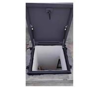 Trampilla acceso techo,cubierta claraboya del ático,trampilla mantenimiento de seguridad, tapa puerta sótano,tapa del pozo con pestillo de puerta(LXW-55x100cm/21.7x39.4in)