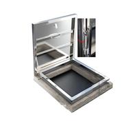 Trampilla De Acceso A Techo Aislada, Marco De Claraboya Impermeable Y De Bajo Consumo Con Puerta De Alta Resistencia, for Tapa De Acceso De Emergencia(37.4x37.4IN/95x95CM)