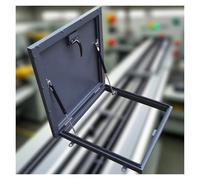 Trampilla de acceso a tejados de edificios, tapa de exportación for pozos de registro/sótanos comerciales grandes, trampilla de tejado con tira de sellado y diseño de manija(28"x24"/71x61cm)