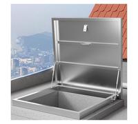 Trampilla de acceso al techo, cubierta de claraboya de ático de acero inoxidable 304, trampilla de mantenimiento de puerta de seguridad de techo, tapa de pozo de cubierta de sótano