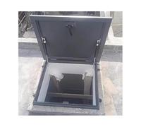 Trampilla de acceso al tejado, Cubierta gris for escotilla de tejado, 50-100cm, mango giratorio 90 grados, soporte hidráulico(50 * 50cm)