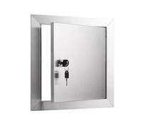 Trampilla de Acceso con Cerradura y Llave, Acero Inoxidable 304 Panel de Inspección de Seguridad para Pared y Techo, Marco de 3cm(18x34in(46x86cm))