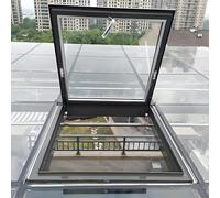 Trampilla de acceso personalizable for claraboya de techo (aleación de aluminio, con manija con cerradura for áticos y solarios)(50x75cm)