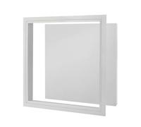 Trampilla de Acceso Techo Invisible 30x30 cm, Panel de Inspección de Aleación de Aluminio, Apertura Empujando Hacia Arriba, Blanco(20x36in/51x91cm)
