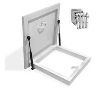 Trampilla de Aluminio para Techo, Puerta de Acceso de 90° para ático y terraza, construcción de aleación Segura, 102 x 72 cm (40,2 x 28,3 Pulgadas), Ideal para Uso doméstico e Industrial, so