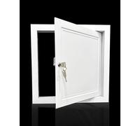 Trampilla de inspección con panel de acceso, Panel de acceso metálico empotrado oculto con cerradura, varios tamaños(200mmx300mm/7.9inx11.8in)