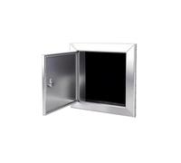 Trampilla De Inspección De Acero Inoxidable Superficie Fácil De Pintar Mantenimiento Panel De Acceso Con Cerradura Para Cubrir Tuberías Techo(50x100cm/20x39in)