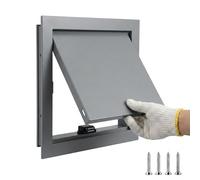 Trampilla de Inspección Magnética en Aleación de Aluminio, Puerta de Registro para Pladur y Techo, Panel de Acceso Extraíble, Tapa de Contador Eléctrico Blanca Fuerte(Gray,300x600mm)