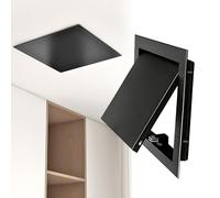 Trampilla de Inspección para Pladur con Apertura a Presión, Panel de Acceso de Aleación de Aluminio y Acero Galvanizado, Montaje Empotrado(Nero,34x40in(86x102cm))