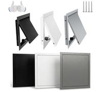 Trampilla de Registro 200x300 300x400 mm para Pladur, Puerta de Acceso en Aluminio con Cierre Magnético Push to Open, Tapa de Registro Invisible para Techo Pared y Cuadro Eléctrico(White,200x350mm)