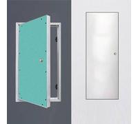 Trampilla De Registro Pladur Puertas Acceso,Puerta De Inspección Exterior,Genérico Panel De Acceso,Con Mango Redondo E Interruptor Magnético,para Servicio De Plomería Empotrada