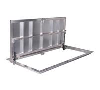 Trampilla de suelo Aluminio 700 mm x 1500 mm(P) Tapa de Registro Tapa de Pozo Puerta de Inspección Tapa de Escotilla